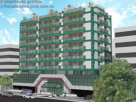 3D photorealistic architectural rendering - Apartment building and condominium