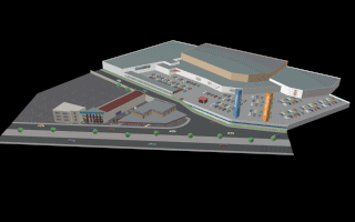Shopping Center Location - 3D renderings - Slideshow presentation