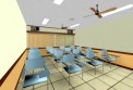 3D Interior Rendering - Classroom