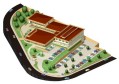 3D Architectural Model - Civic Center - Another aerial view