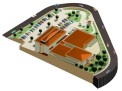 3D Architectural Model - Civic Center - back side