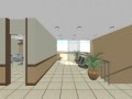 3D Interior Rendering - Classroom building second floor
