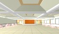 3D Interior rendering - Party hall