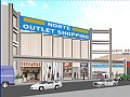 Shopping center proposal - 1996 - Rio - 3D Architectural rendering and animation