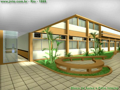 Courtyard and Classroom building - 3D Model & Architectural Renderigns