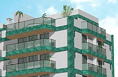 Closer view of the facades - 3D exterior rendering