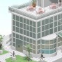 3D Commercial Rendering - Aerial view - detail