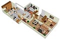 3D Floor plan rendering