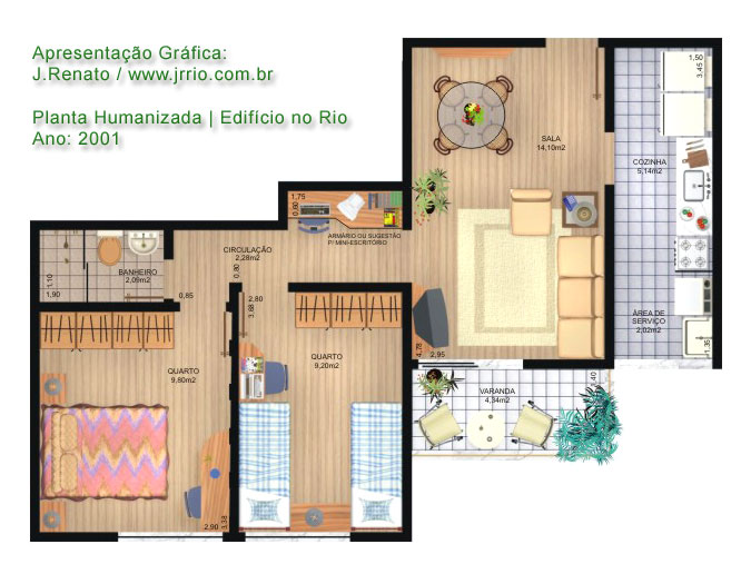 3D digital floor plan rendering