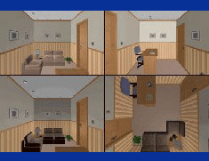 3D commercial interior rendering - Small waiting room