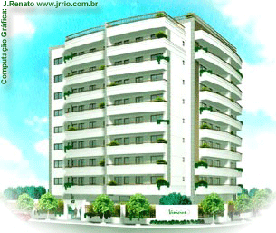 Condominium 3D architectural perspective rendering
